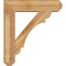 Ekena Millwork Olympic Craftsman Rough Sawn Bracket w/ Offset Brace, Western Red Cedar, 8"W x 32"D x 36"H BKT0806X32X36OLY04RWR - alternate 2